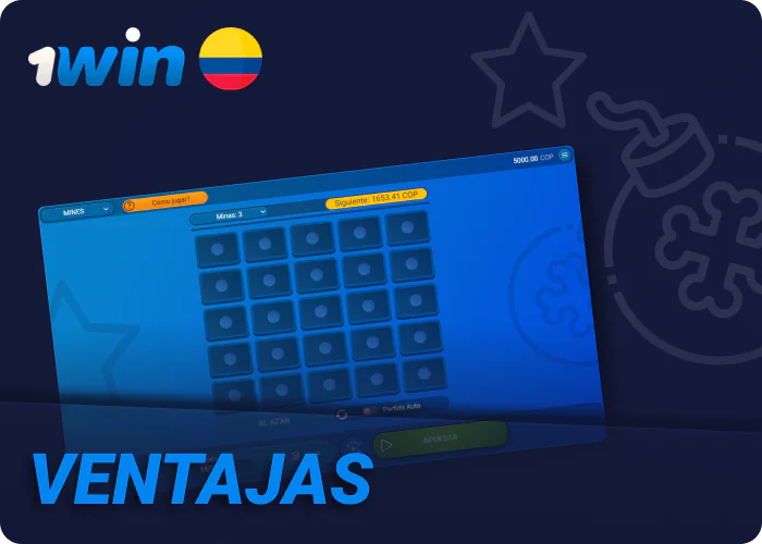 Beneficios de 1win Mines